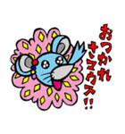 そして色々な色ネズミ（個別スタンプ：4）