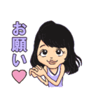 美容室で働く美容師さんのスタンプ（個別スタンプ：4）