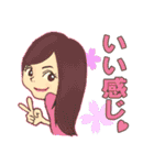 美容室で働く美容師さんのスタンプ（個別スタンプ：35）