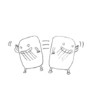 やっこくん。かわいい瞳で旅好き。（個別スタンプ：1）