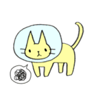 クリームねこカスタード（個別スタンプ：14）