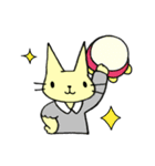 クリームねこカスタード（個別スタンプ：17）
