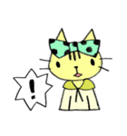クリームねこカスタード（個別スタンプ：20）