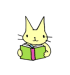 クリームねこカスタード（個別スタンプ：34）