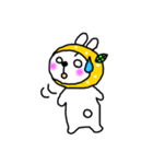 ゆずうさぎ（個別スタンプ：7）
