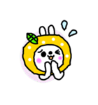 ゆずうさぎ（個別スタンプ：12）