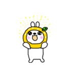 ゆずうさぎ（個別スタンプ：13）