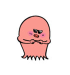 黒眼鏡のタコ（個別スタンプ：5）