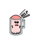黒眼鏡のタコ（個別スタンプ：28）