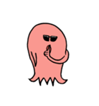 黒眼鏡のタコ（個別スタンプ：31）