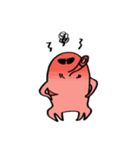 黒眼鏡のタコ（個別スタンプ：33）