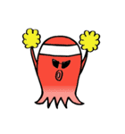 黒眼鏡のタコ（個別スタンプ：35）