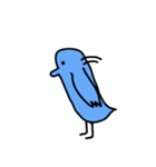 ハッピーな青い鳥（個別スタンプ：5）