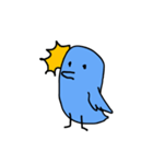 ハッピーな青い鳥（個別スタンプ：28）