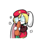 いたずらバニー（個別スタンプ：34）