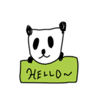 One day of a panda（個別スタンプ：1）