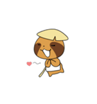 Pilgrim Racoon dog（個別スタンプ：24）