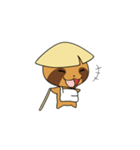 Pilgrim Racoon dog（個別スタンプ：30）