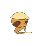 Pilgrim Racoon dog（個別スタンプ：35）