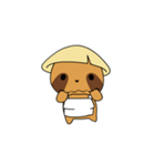 Pilgrim Racoon dog（個別スタンプ：36）