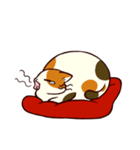 ぐーたら三毛猫にゃんこ（個別スタンプ：5）