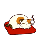 ぐーたら三毛猫にゃんこ（個別スタンプ：34）