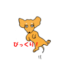 "ダックスフンド"の”そらくん”（個別スタンプ：3）