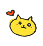 関西弁の黄色ネコ（個別スタンプ：3）