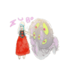 けむりと女の子（個別スタンプ：6）