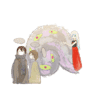 けむりと女の子（個別スタンプ：11）