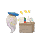 けむりと女の子（個別スタンプ：28）