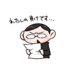 まじめな学生さん（個別スタンプ：40）