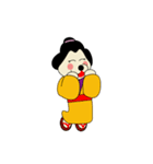 江戸娘犬うめちゃん（個別スタンプ：8）