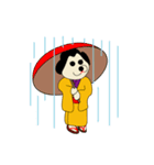 江戸娘犬うめちゃん（個別スタンプ：30）