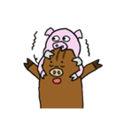 Calm Boar and excitable Pig（個別スタンプ：20）