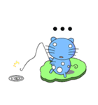 The cat goes fishing（個別スタンプ：9）