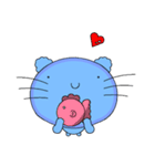 The cat goes fishing（個別スタンプ：19）