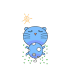 The cat goes fishing（個別スタンプ：31）