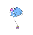 The cat goes fishing（個別スタンプ：34）