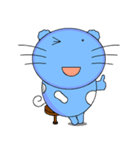 The cat goes fishing（個別スタンプ：40）
