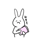 にっこり白うさぎ（個別スタンプ：6）