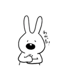 にっこり白うさぎ（個別スタンプ：12）