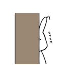 にっこり白うさぎ（個別スタンプ：13）