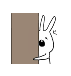 にっこり白うさぎ（個別スタンプ：14）