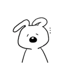 にっこり白うさぎ（個別スタンプ：20）