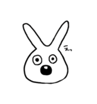 にっこり白うさぎ（個別スタンプ：32）