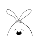 にっこり白うさぎ（個別スタンプ：33）