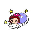 太眉ふうちゃん（個別スタンプ：16）