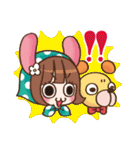 森野ユキちゃんとなかまたち（個別スタンプ：3）