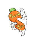 Rabbit with Mask（個別スタンプ：4）